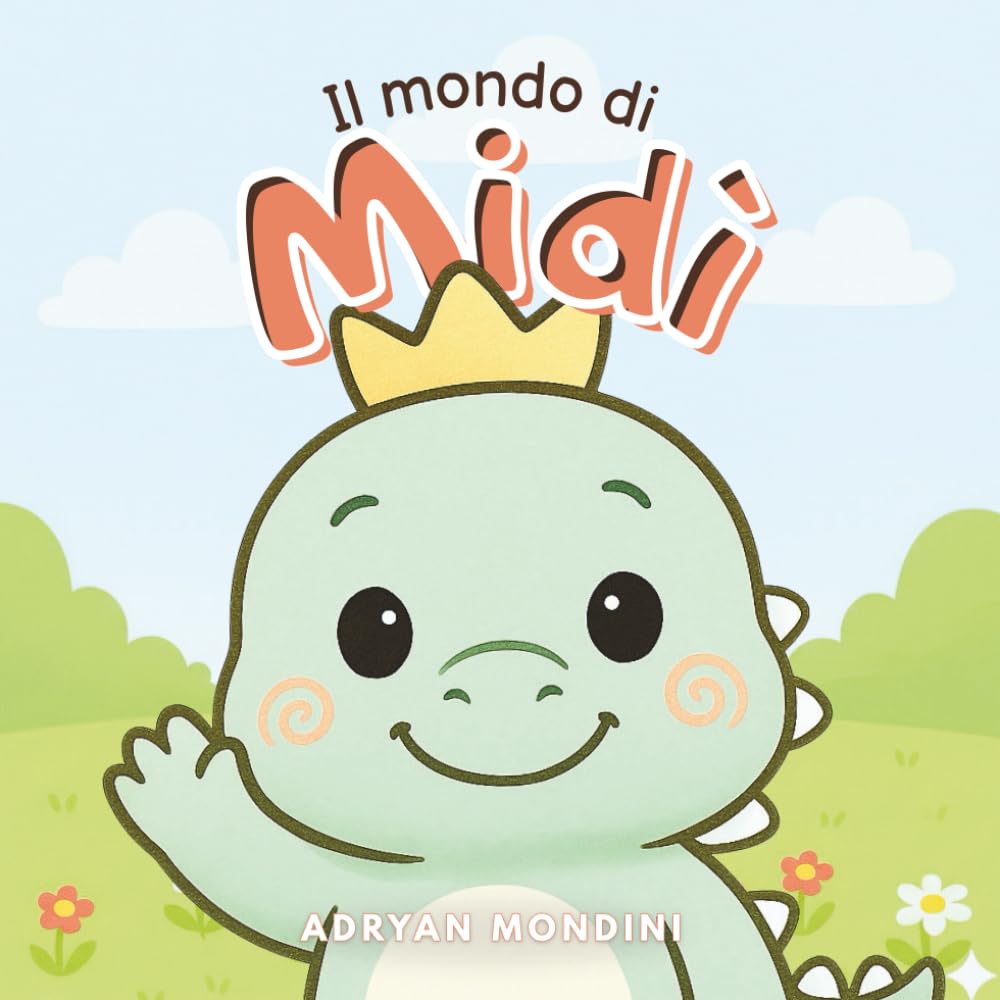 Il mondo di Midì: la giornata di un piccolo draghetto - Libro in rima illustrato, perfetto per bambini da 1 a 2 anni