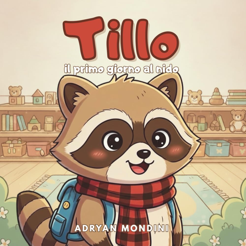 Libro illustrato per bambini di 1-2 anni - Tillo - Il primo giorno al nido