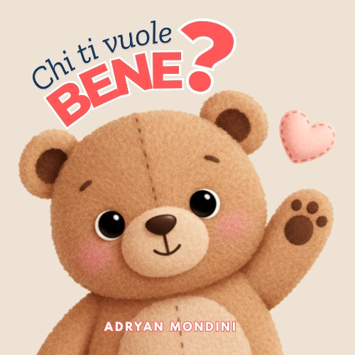 Libro illustrato sull’amore e gli abbracci per bambini 1–2 anni