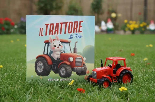 libro sui trattori per bambini